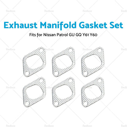 Exhaust Manifold Gasket Set for Nissan Patrol GQ GU 4.2LT TB42 TD42 (1997-2016)