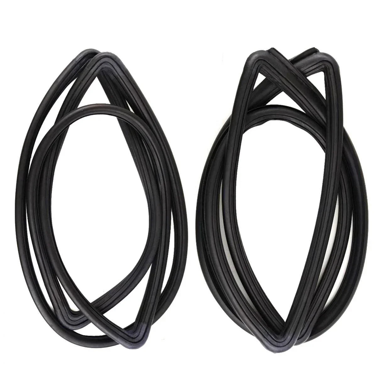 Weatherstrip Rubber F+R w Moulding Hole Fits Nissan Sentra Sunny B11 1981-85 D07