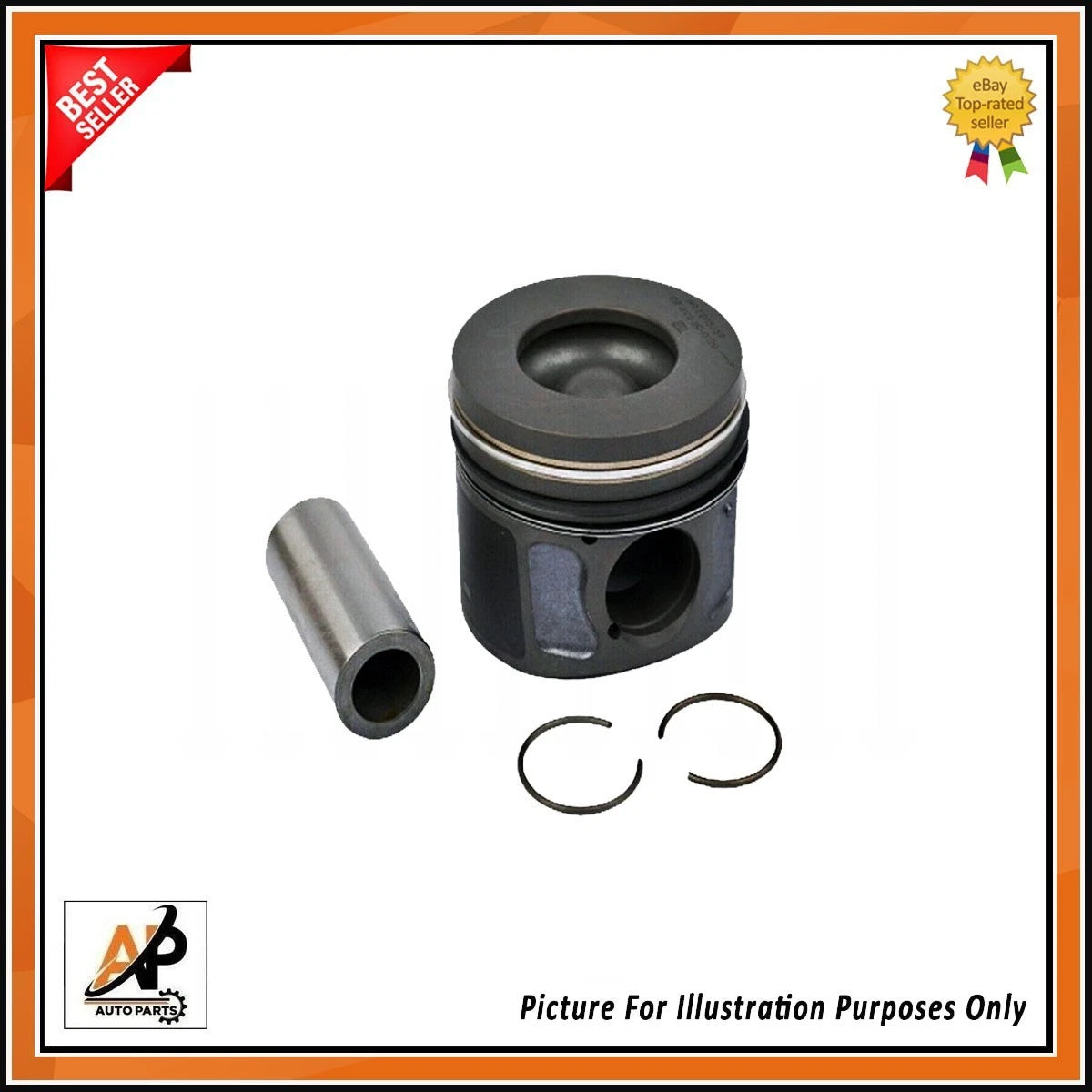Engine Piston with Rings Replacement for Ford Transit Ranger 2.2 TDCI (2006–2016)