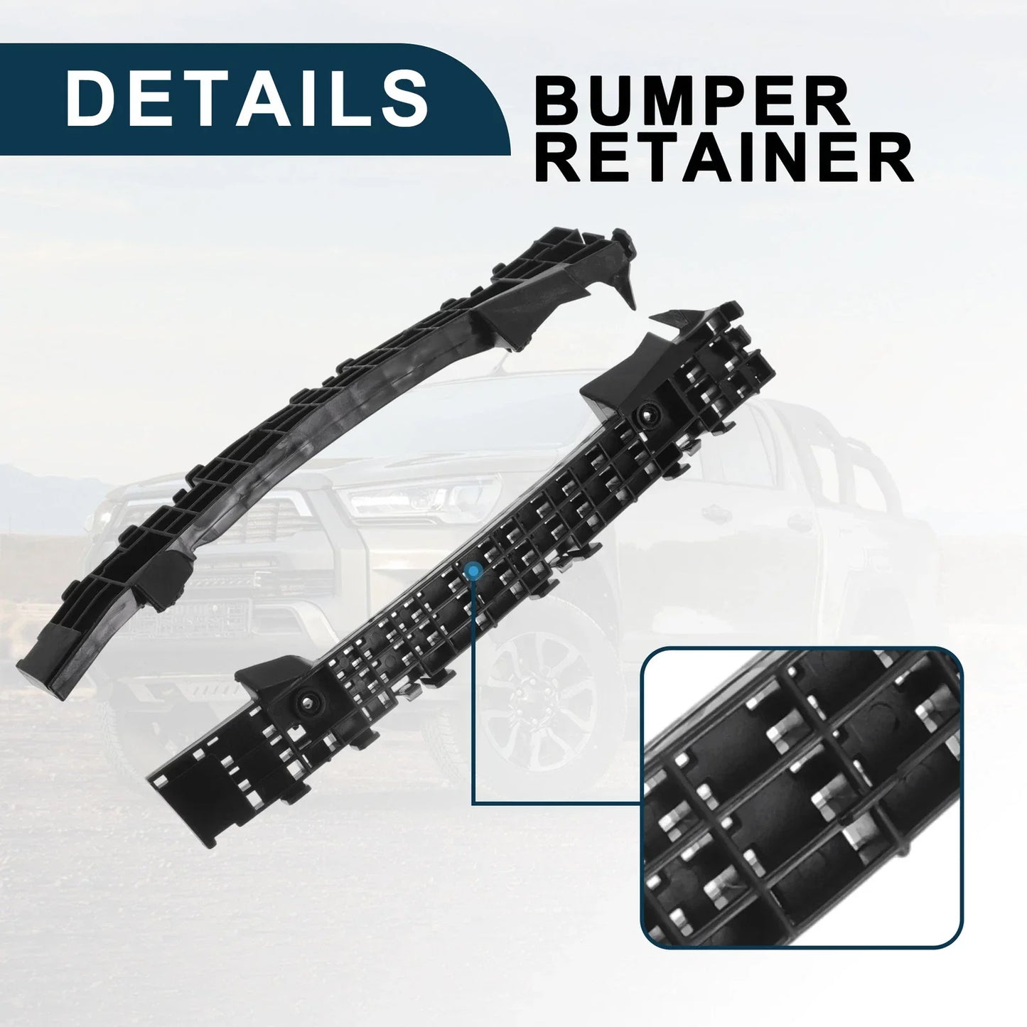 Rear Bumper Retainer Bracket for Honda Fit (2007-2020) - 1 Pair