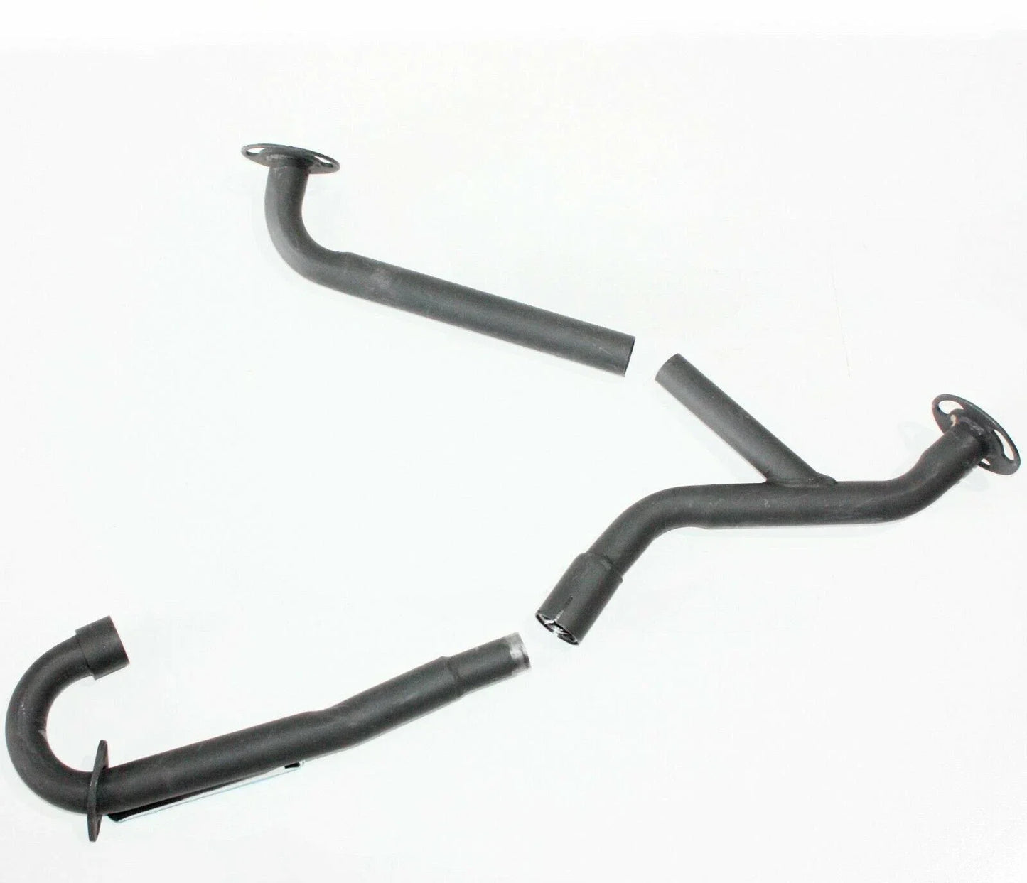 Blue Alloy Twin Exhaust Pipe Mufflers for 250cc Hummer Style ATV