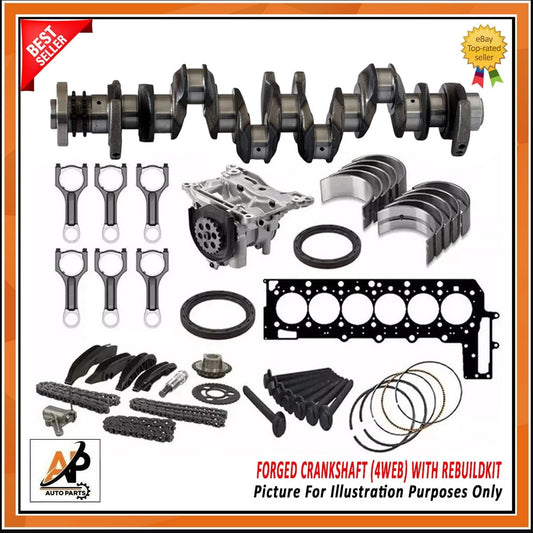 Forged Crankshaft OEM Replacement for BMW N57 3.0L X3 X4 X5 X6 (2009–2020)