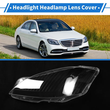 Car Front Left Headlight Lens Cover for Mercedes-Benz S-Class (2006-2009)