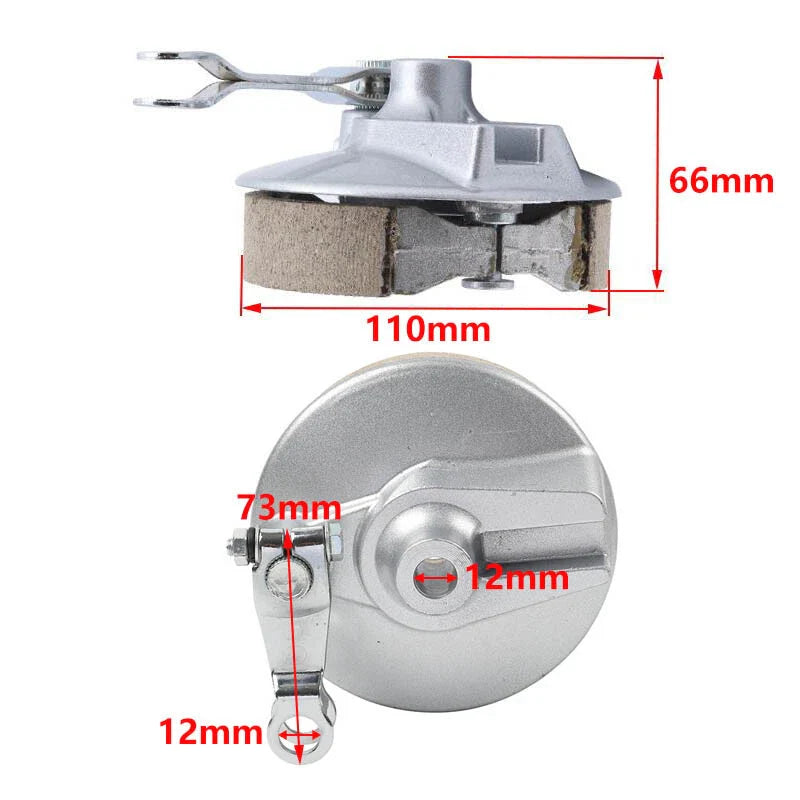 Drum Brake Hub Cover Panel for Honda Monkey Z50 (1968-2023)