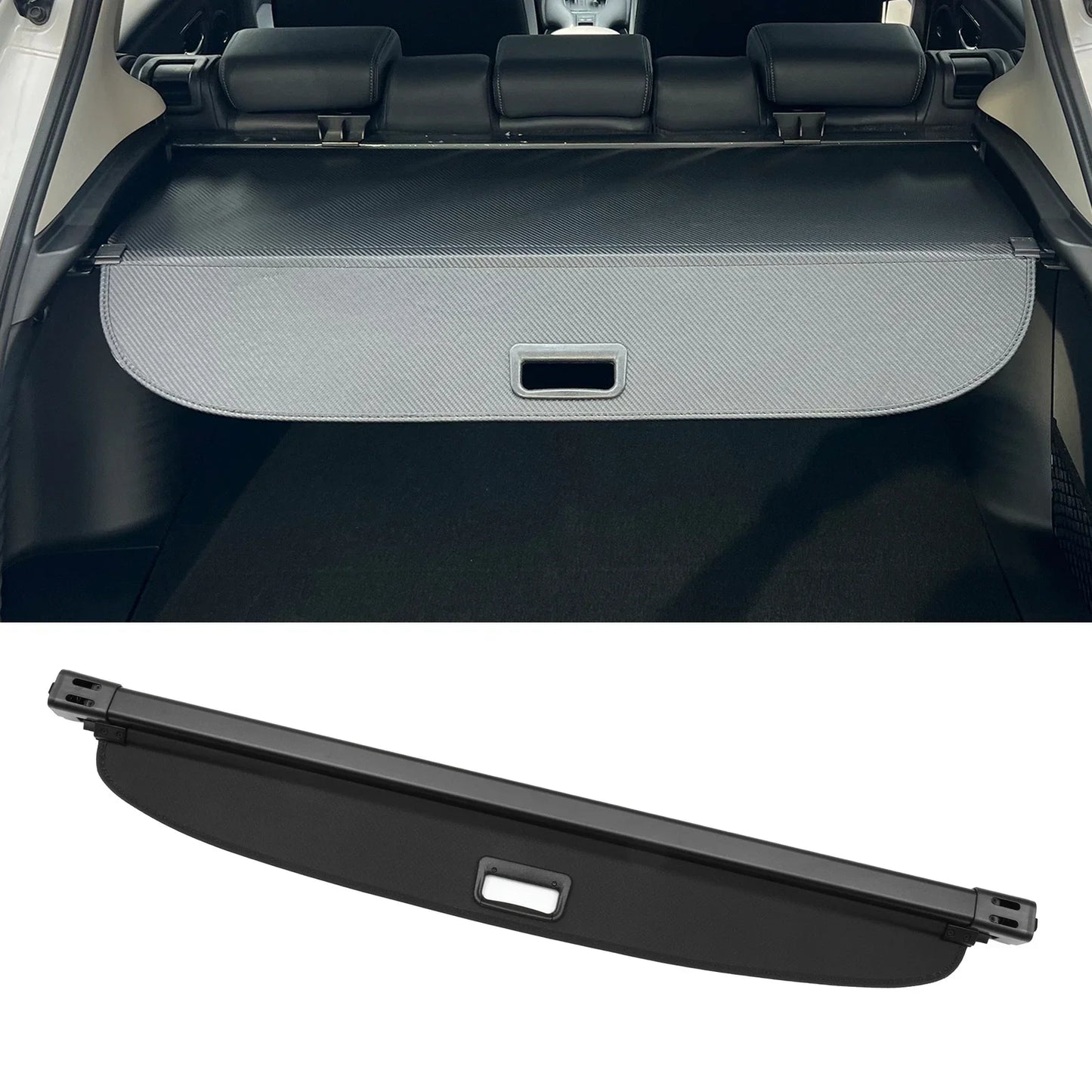 Retractable Cargo Cover for Dodge Durango 2011-2021 7 Seater Gloss Black