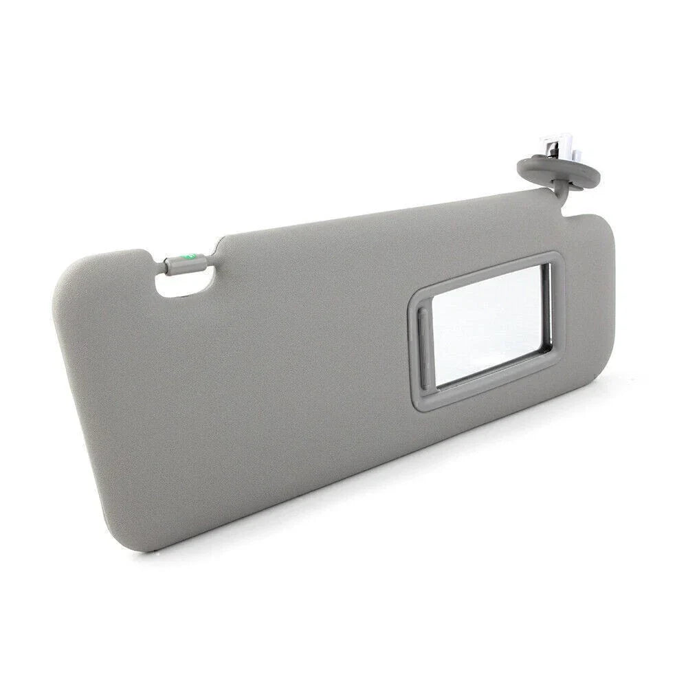 Gray Right Side Sun Visor with Vanity Light for Toyota Highlander (2008-2013)