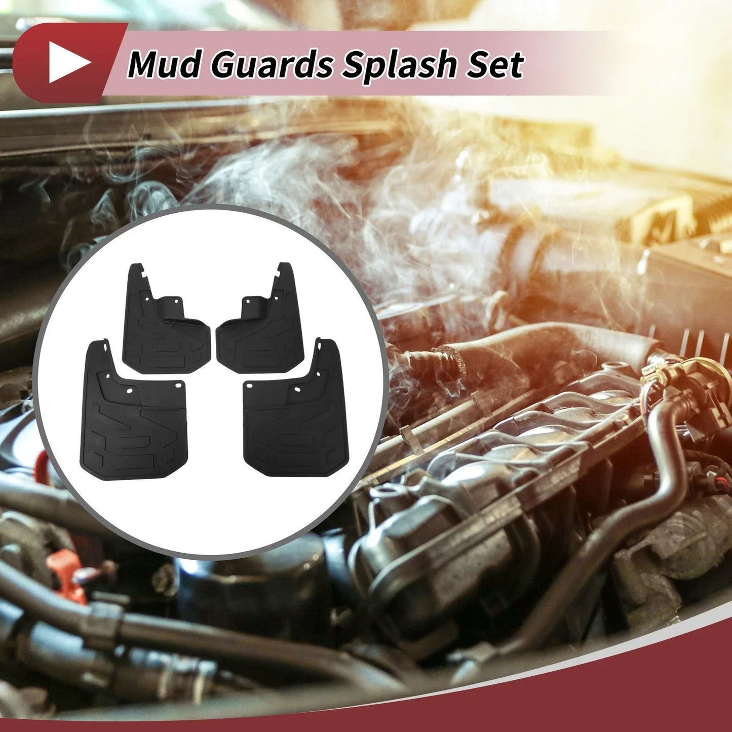 Mud Flaps Splash Guards 1 Set for Chevrolet Colorado (2023-2024)