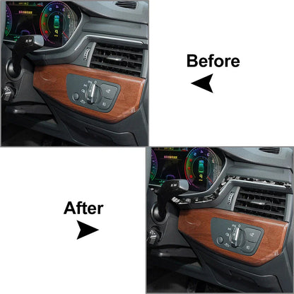 Dashboard Panel Cover Trim Strip for Audi A4 B9 A5 S4 RS4 (2017-2021) 4Pcs