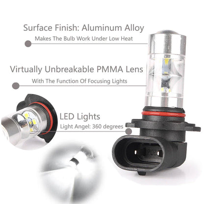 60W HB4/9006 DRL LED Fog Light Bulbs for Car