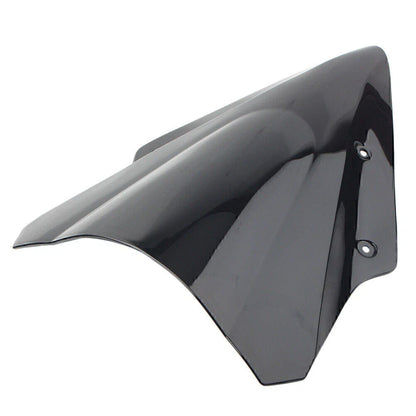 Black Dual Bubble Windscreen for Kawasaki Ninja 650 EX650 ER6F (2017-2019)