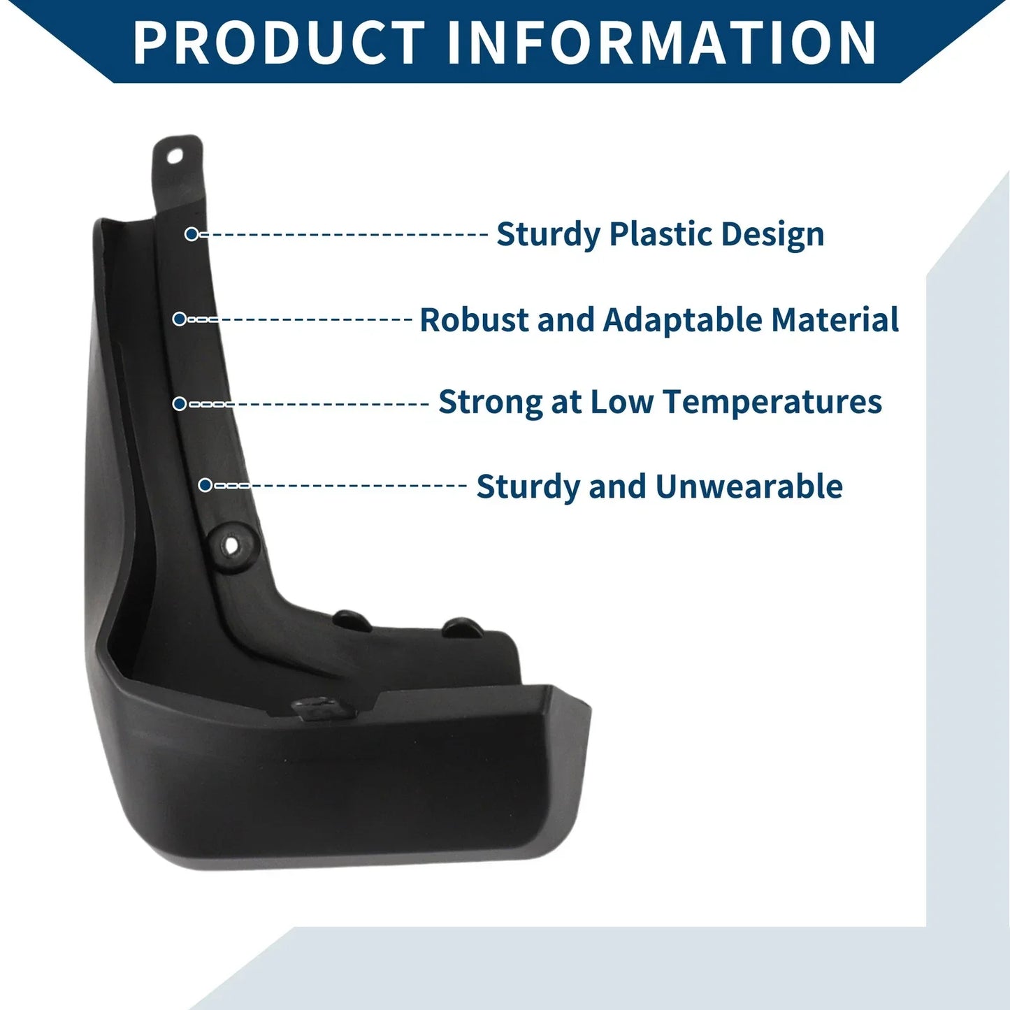 Mud Flaps Splash Guards 1 Set for Honda XRV (2019-2023)