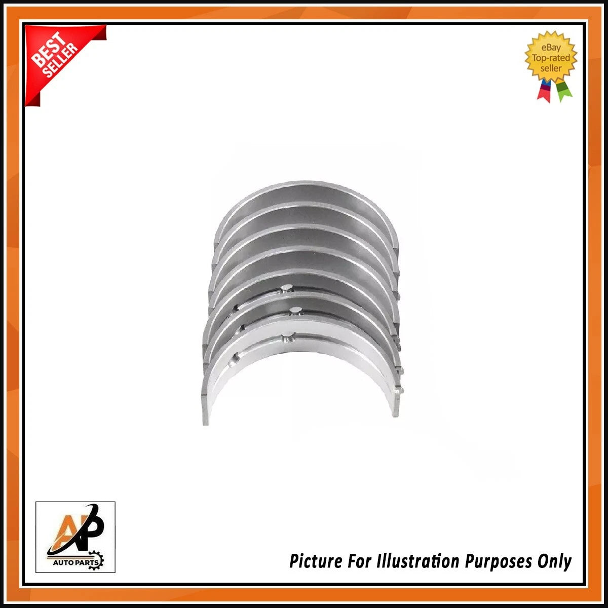 Engine Main Crankshaft Conrod Bearings for BMW 1 2 3 4 7 2.0D (2014–2019)