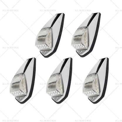 5 x 12V LED Cab Marker Roof Lights for Peterbilt Kenworth