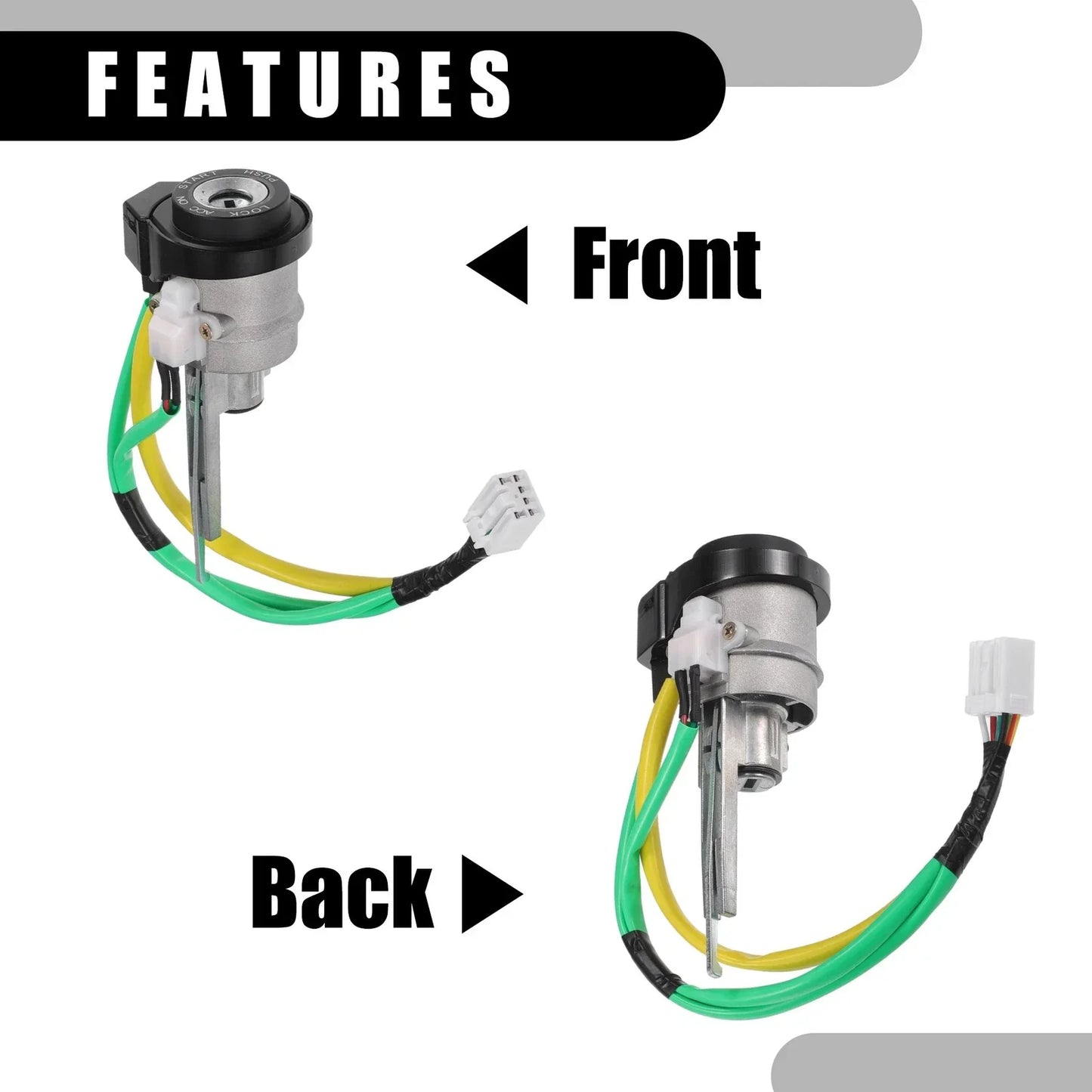 Ignition Lock Cylinder Switch with Keys for Hyundai Azera (2006-2011)
