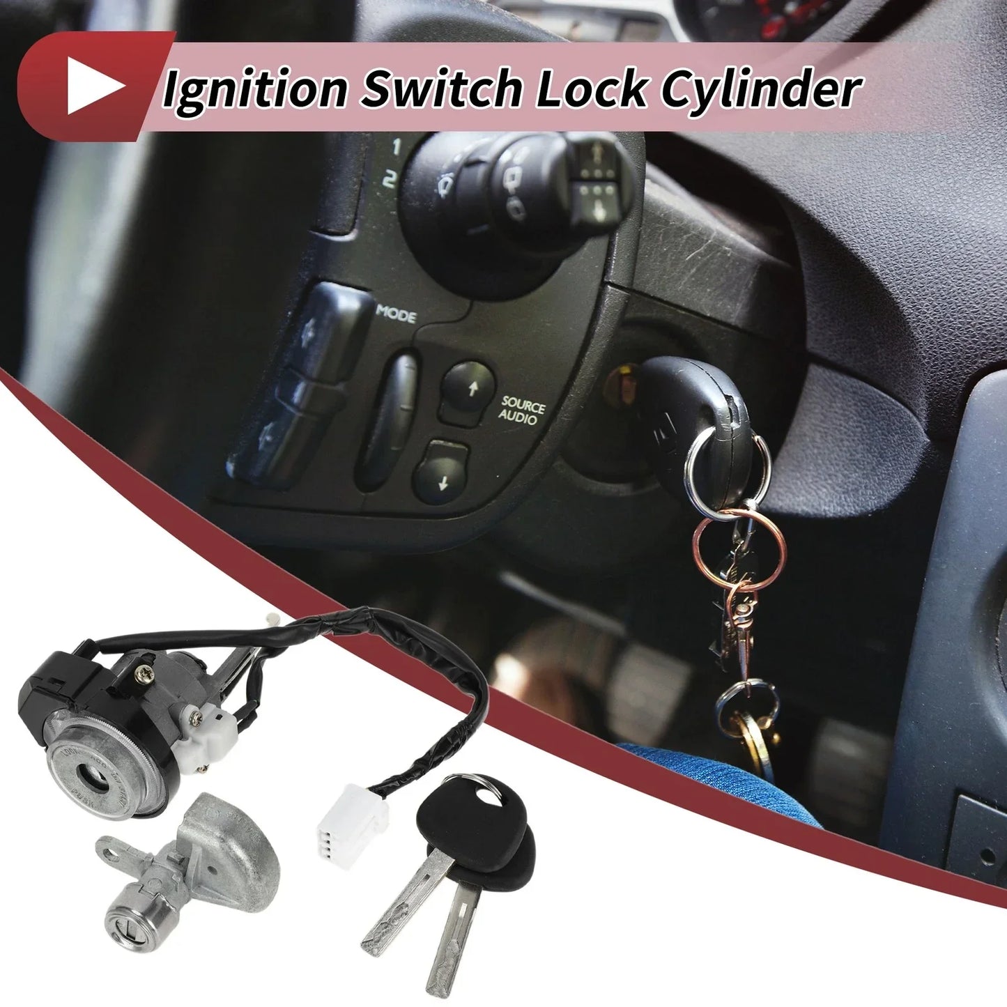 Ignition Lock Cylinder for Hyundai Tucson 2015-2021 1.6L 2.0L 2.4L