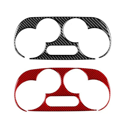 Carbon Fiber AC Panel Trim for Fiat 500 & Abarth 595 (2008–2024)