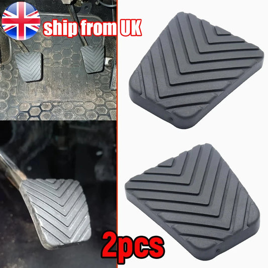 2pc Rubber Brake Clutch Foot Pedal Pad Covers for Hyundai Genesis Coupe (2008–2013)