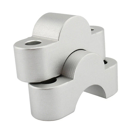 Silver Handlebar Risers Lift Clamp Adapters for BMW S1000XR (2020-2023)