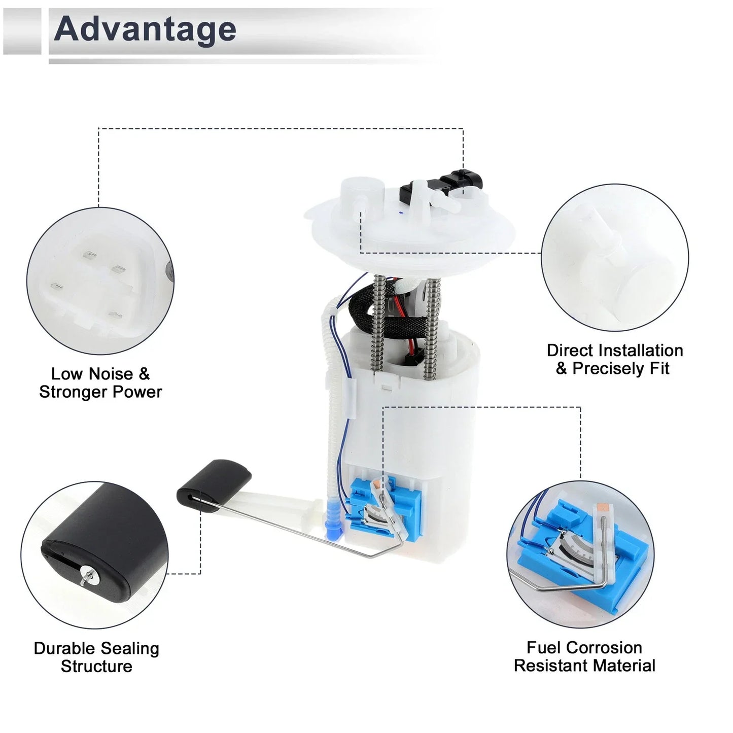 Fuel Pump Assembly for Hyundai Sonata 2.4L 3.3L (2006-2010)