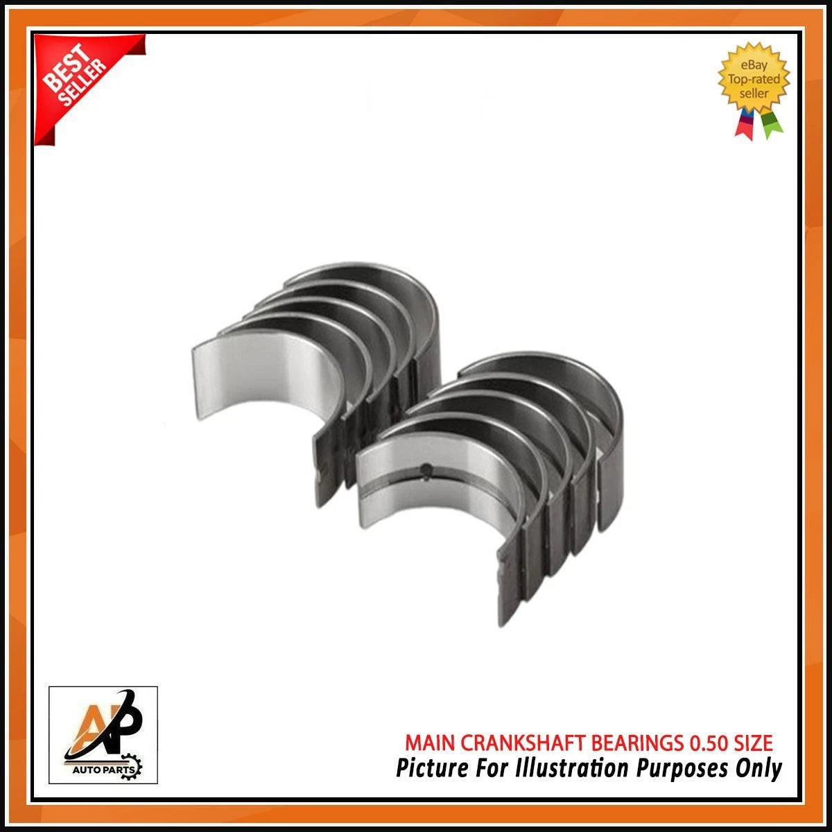 Crankshaft Bearings Set for Jaguar Land Rover 2.0 Diesel 204DTD (2010–2019)