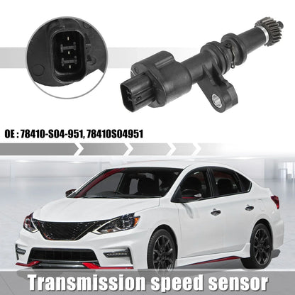 Transmission Speed Sensor for Honda Civic (2001-2005) 3 Pins Black 1 x Pcs