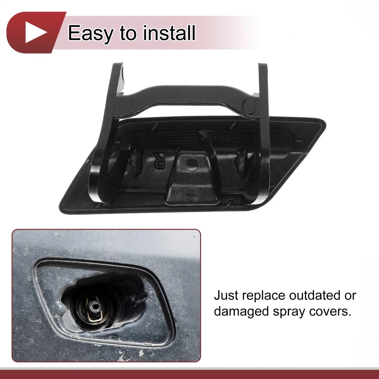 Front Right Washer Nozzle Cover for Mercedes-Benz GL350 (2013-2016)