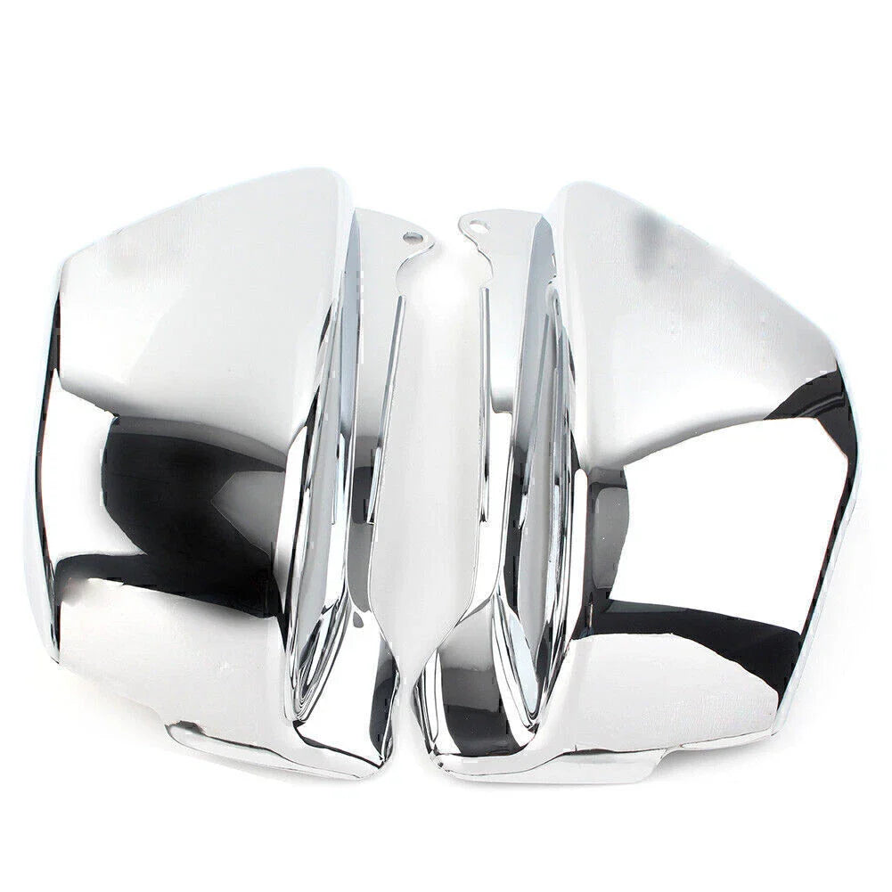 Pair Chrome Battery Side Fairing Covers for Honda Magna VF 750 (94-04)
