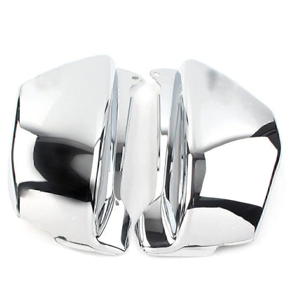 Pair Chrome Battery Side Fairing Covers for Honda Magna VF 750 (94-04)