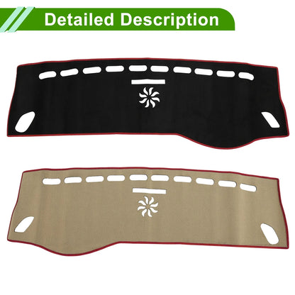 Dashboard Cover Mat for Mercedes A-Class 2013-2017 Sun Protector Pad Black Red
