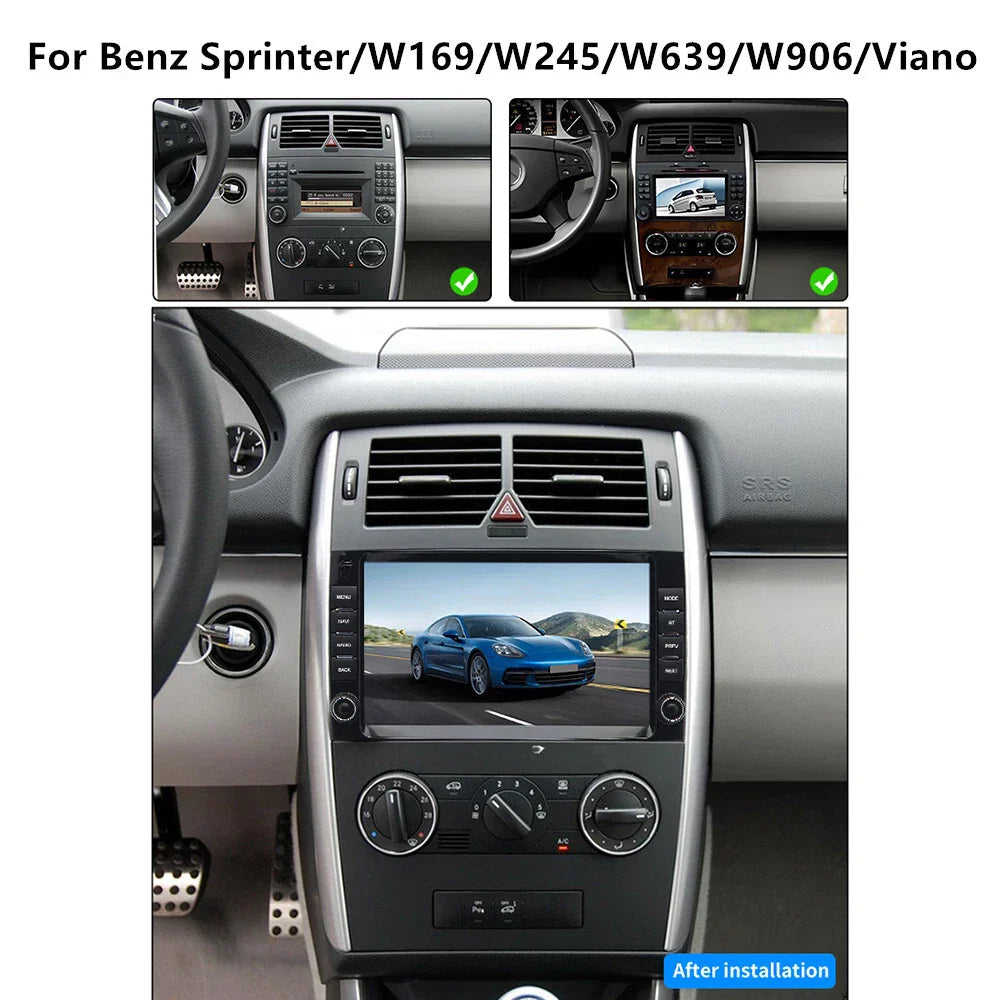 9'' Head Unit Car Stereo Radio Wifi for Benz Sprinter/W169/W245/W639/W906 (2006-2023)