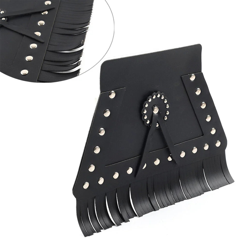PU Leather Rear Fender Mud Flap Cover for Harley Motorcycle
