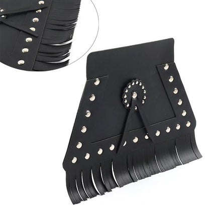 PU Leather Rear Fender Mud Flap Cover for Harley Motorcycle