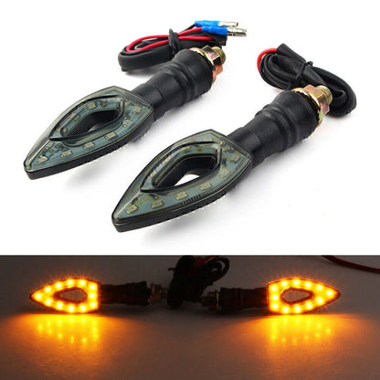 10mm LED Turn Signal Blinker Light Indicator for Universal Cafe Racer