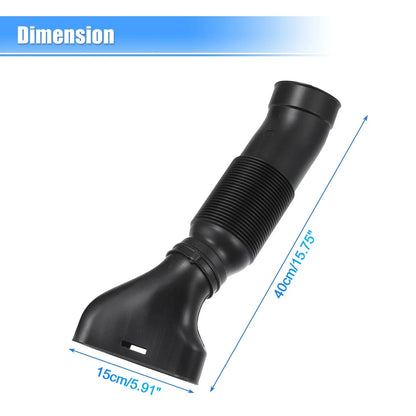 Car Air Intake Hose Tube for Mercedes-Benz C240 C320 (2001-2005) Black