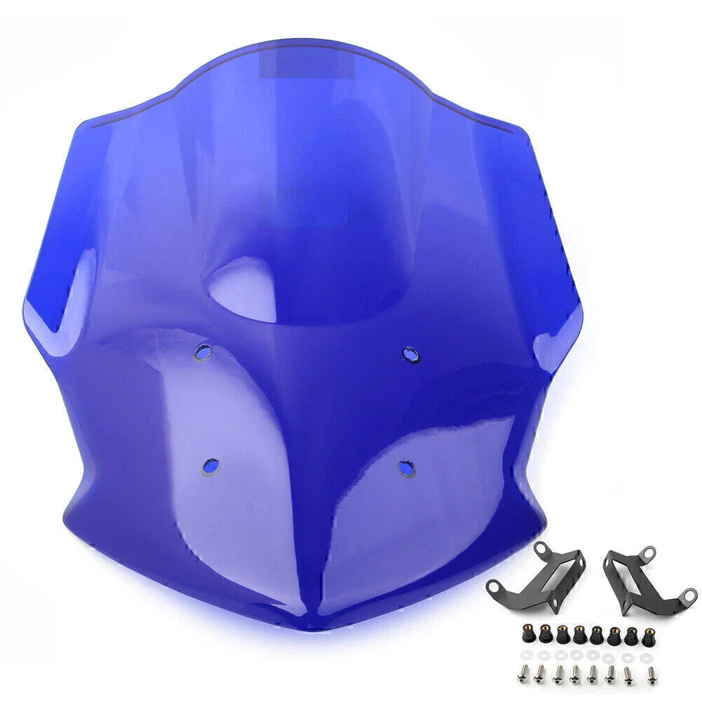 Windshield Deflector with Bracket for Yamaha MT-07 (2018-2020) Blue