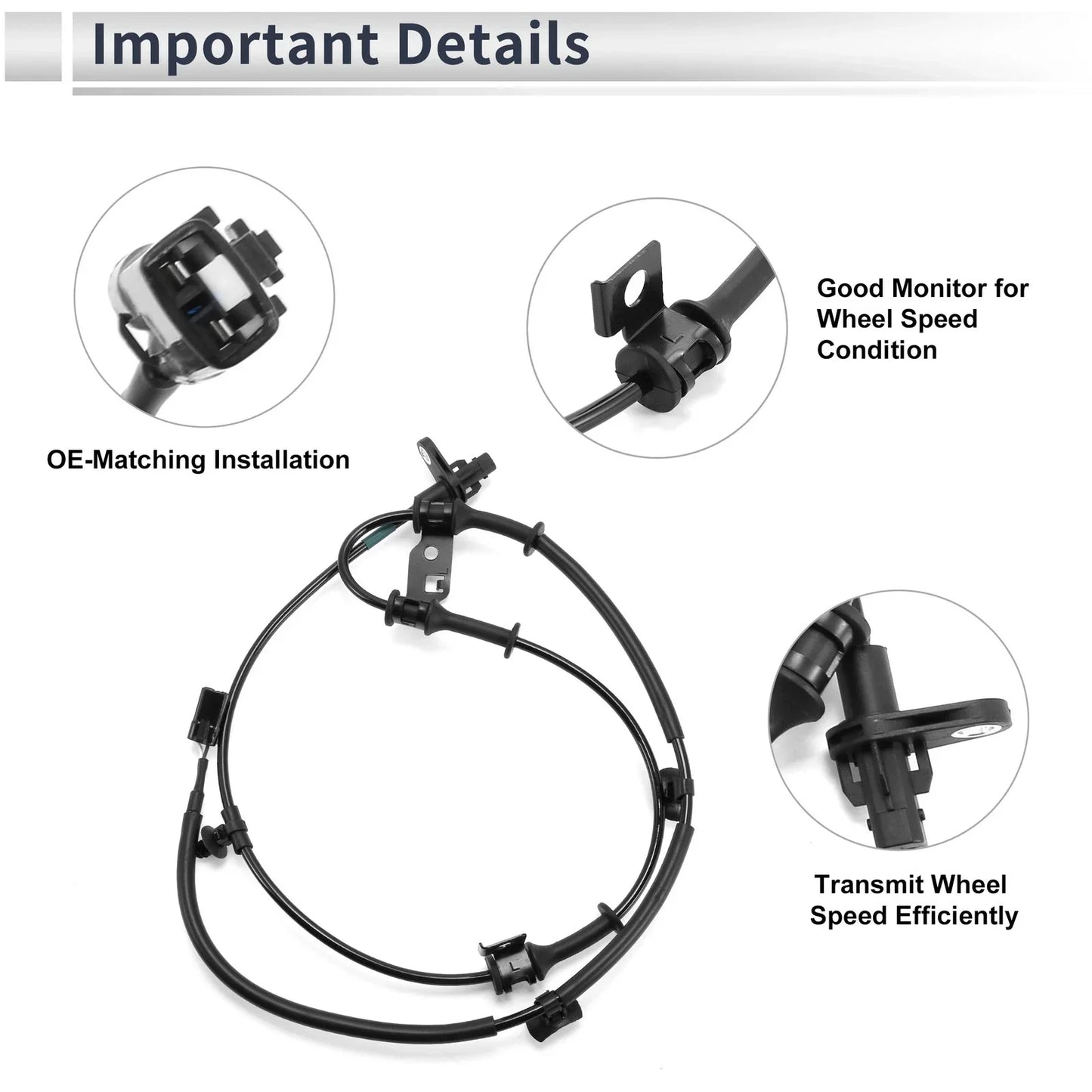 ABS Wheel Speed Sensor for Hyundai Elantra 1.8L (2011)