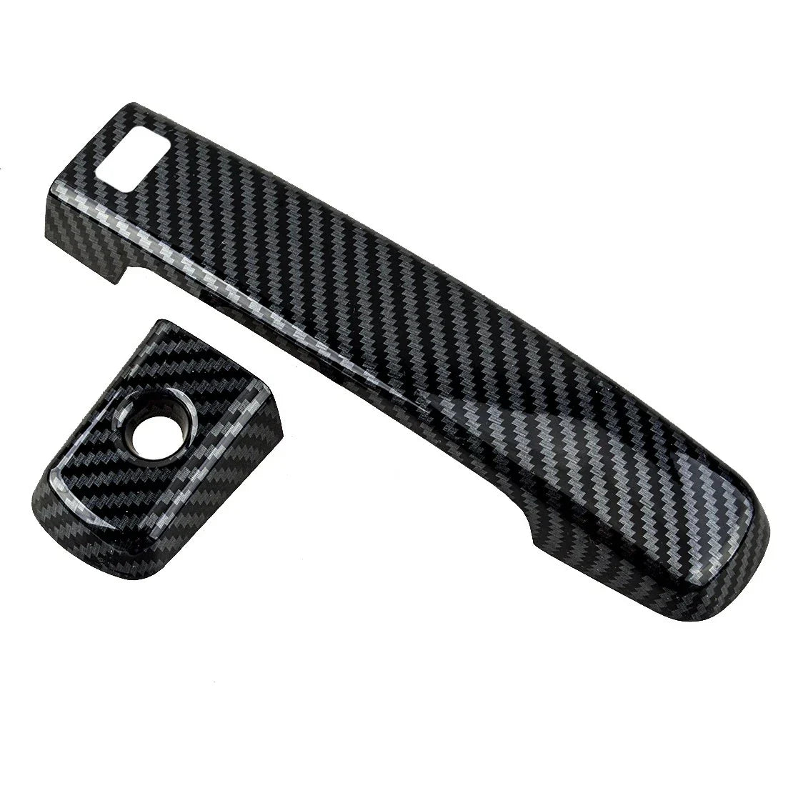 Carbon Fiber Style Smart Side Door Handle Covers for Nissan Altima (2008-2013)