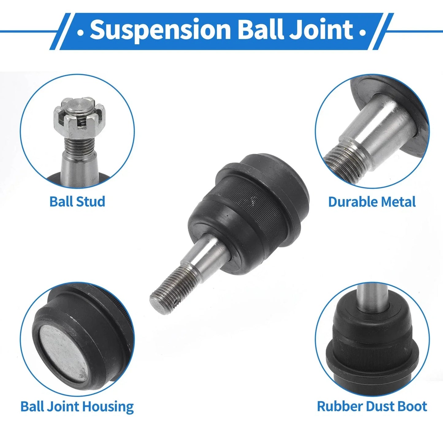 2 x Front Lower Ball Joints for Dodge Ram 1500 (1994-2001)