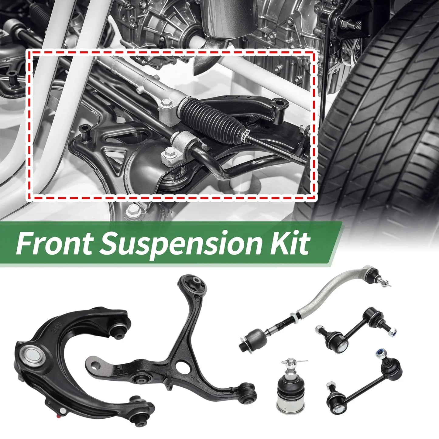 14 x Front Suspension Control Arm Kit for Honda Accord (2003-2007)