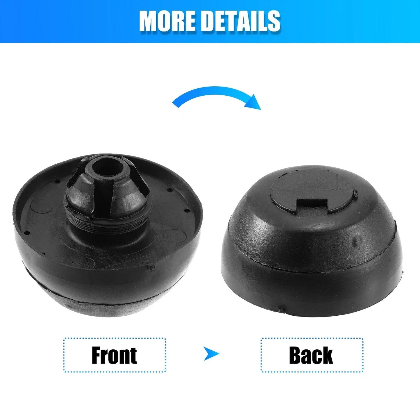 2 x Jacking Support Plug Lift Block Pad for Mercedes-Benz S430 (1998-2005)