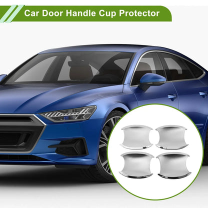 Car Door Handle Cup Protector for Honda CR-V CRV Chrome Silver Tone 4 x Pcs