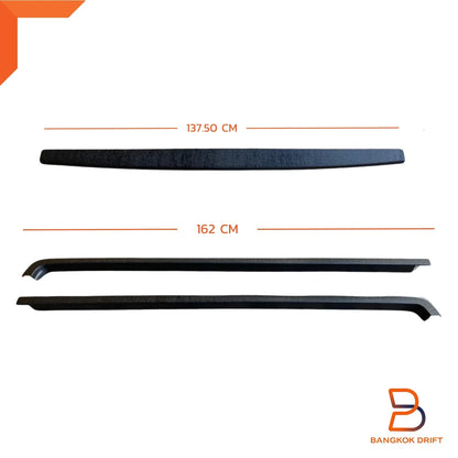 3PC Rear Tailgate Protector Tub Top Cover for Toyota Hilux Revo (2015-2019)