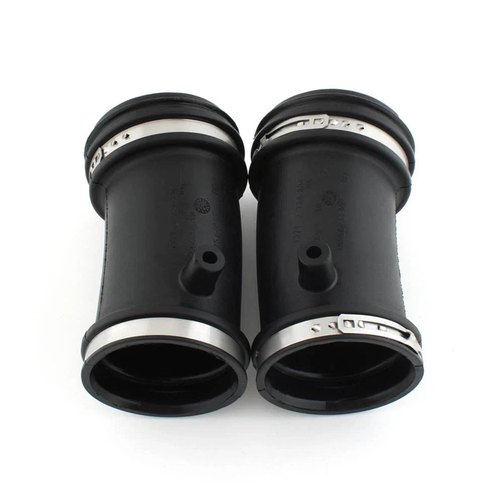 Black L&R Air Intake Filter Cleaner Suction Pipe Ducts for BMW R1200 GS (2004-2012)