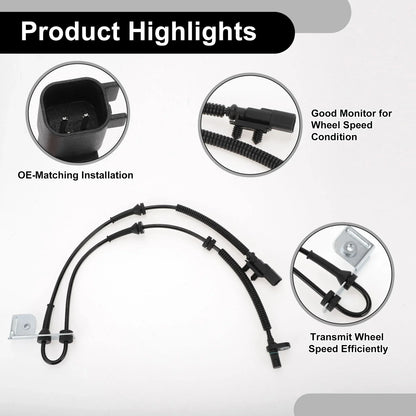 ABS Wheel Speed Sensor for Dodge Grand Caravan (2012-2020) 1 x Front Sensor