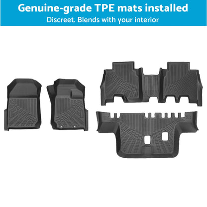 TPE Waterproof Floor Mats for Isuzu D-Max Dual Cab UTE (2021-On)