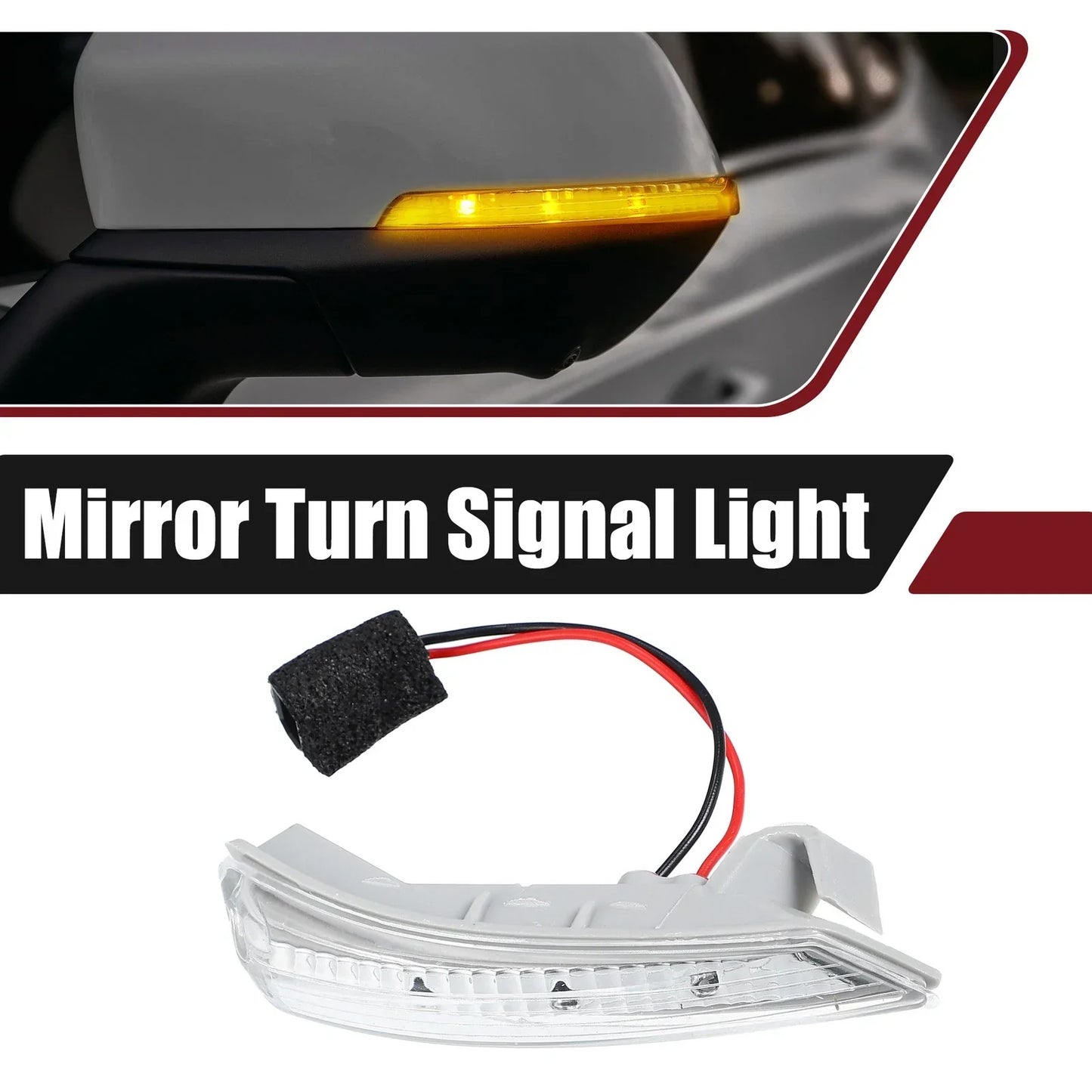 LED Right Side Mirror Turn Signal Light for Chrysler Dodge (2011-2019)