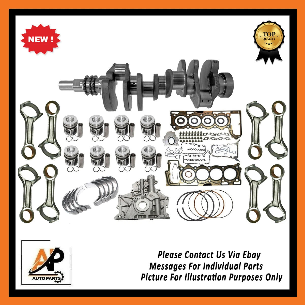 Crankshaft for Land Rover Range Rover 4.4 D Engine (448DT) (2006–2012)