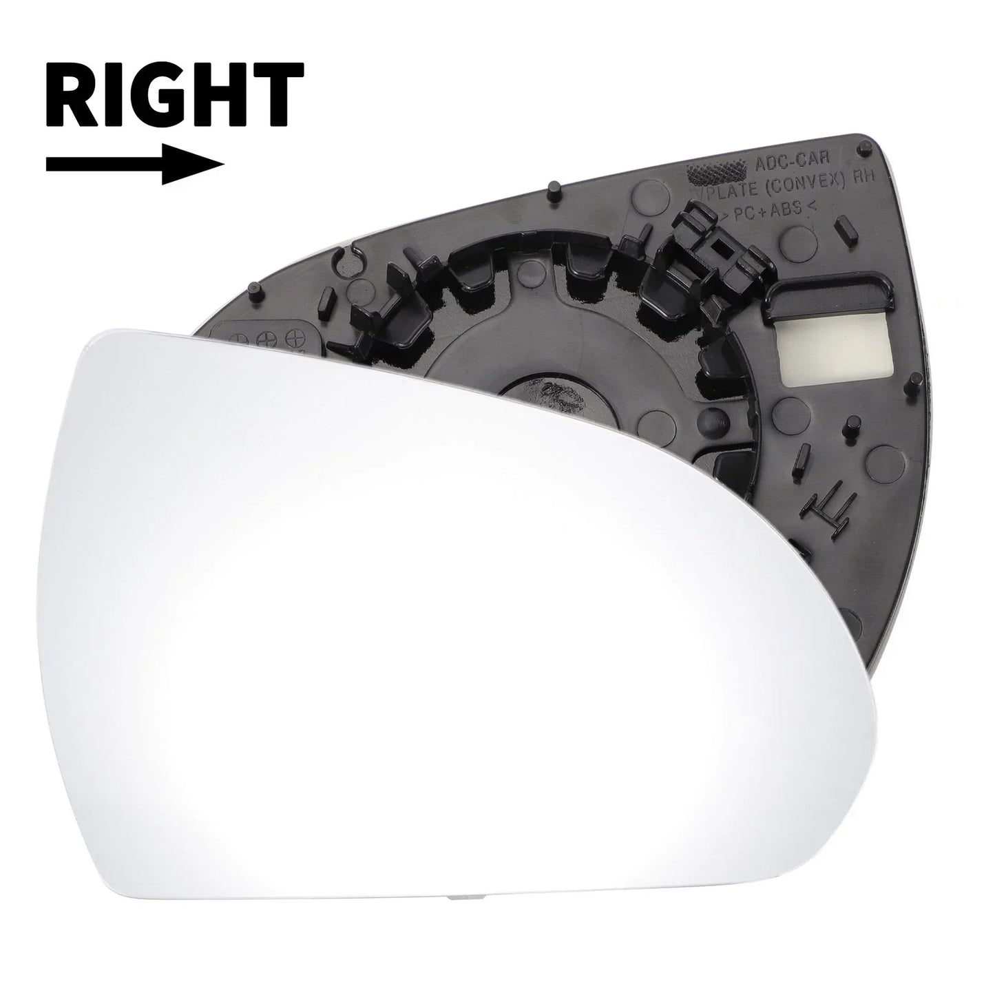 Right Side White Mirror Glass for Hyundai Elantra (2016-2018)
