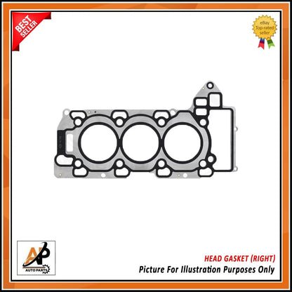 Head Gasket Right Replacement for Jaguar F-TYPE XE XJ 3.0 SC V6 (2013–2019)