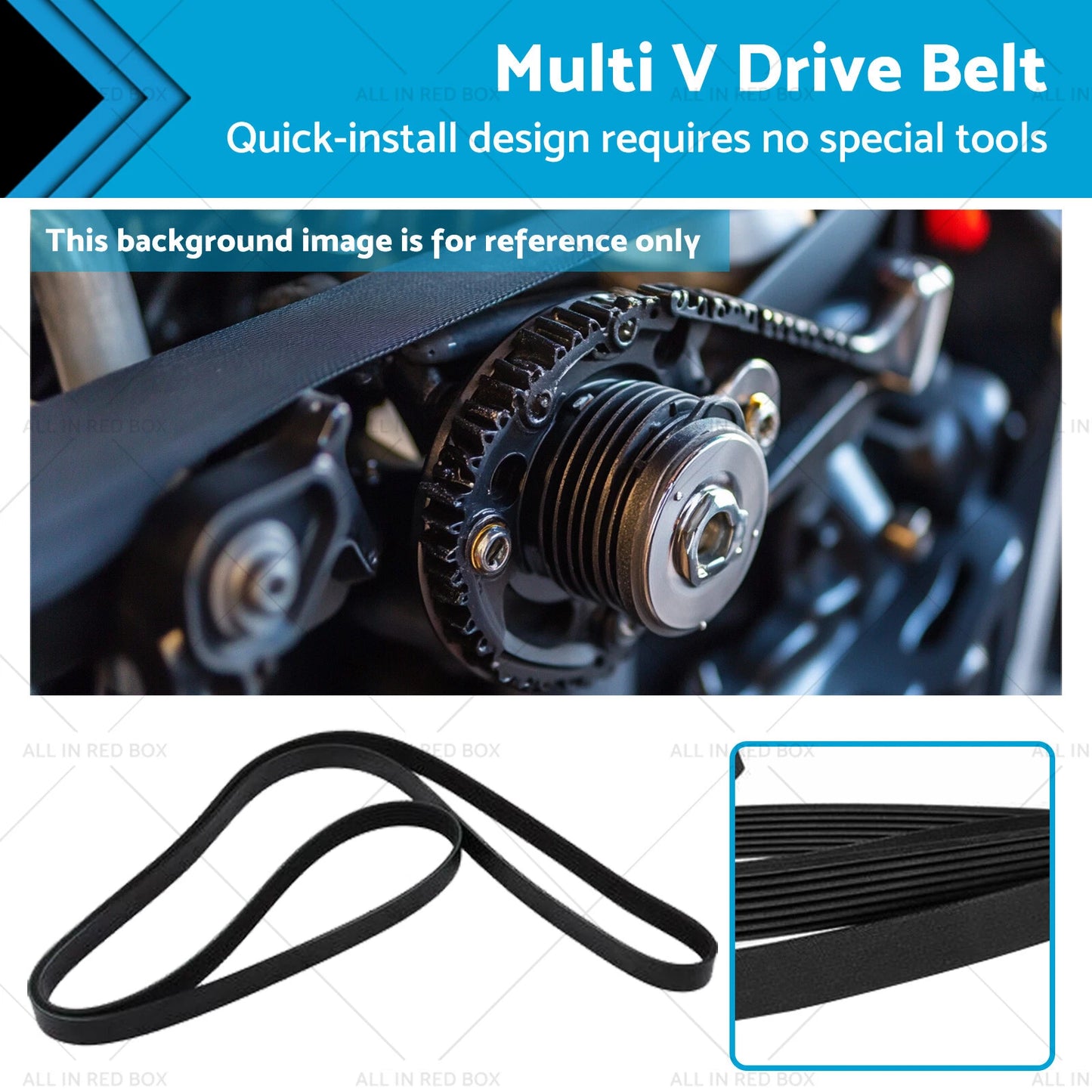Multi V Drive Belt for Hyundai Tucson, Elantra, Graneur (2005-2010)